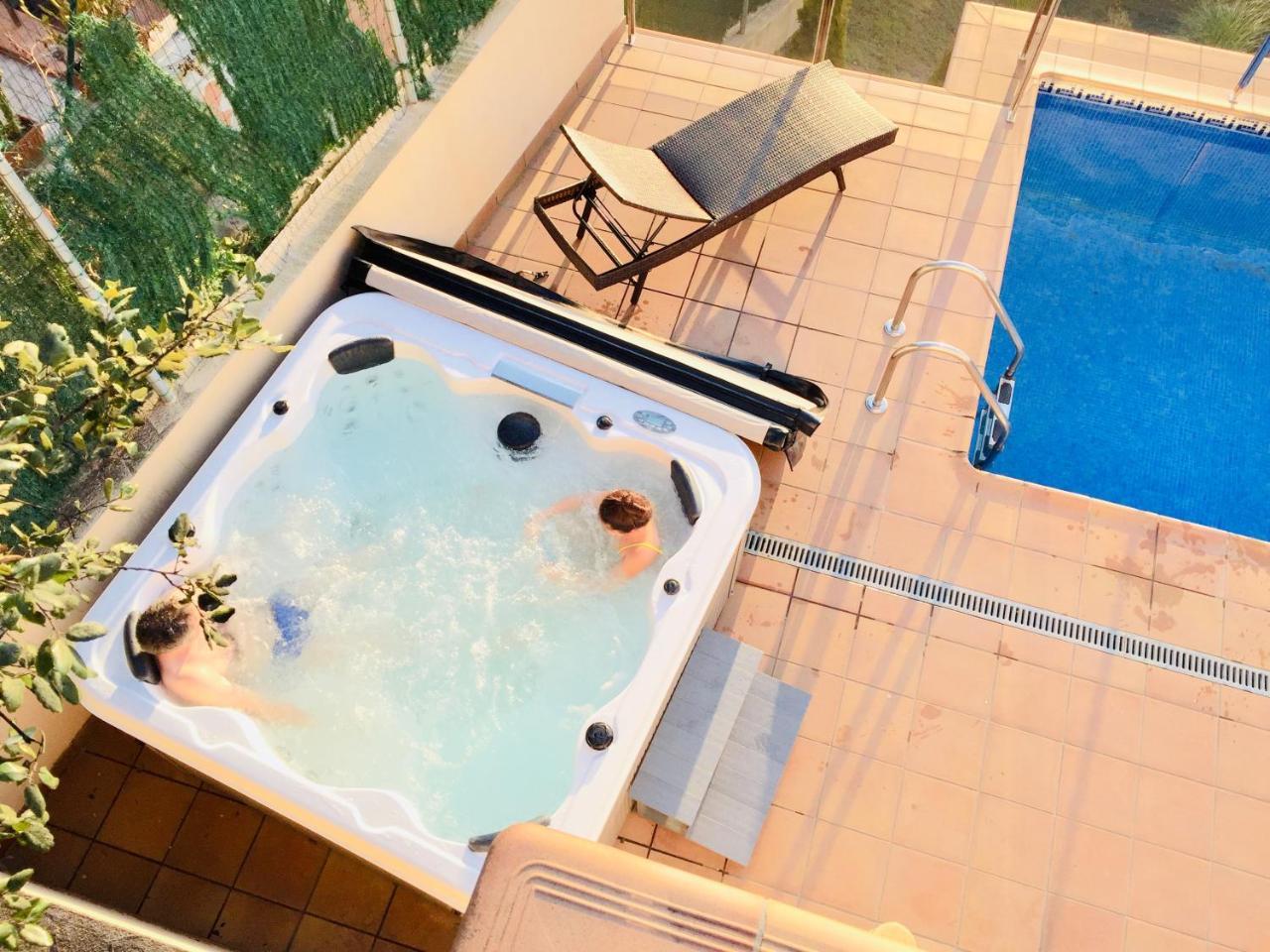 Luxury Villa Investingspain With Sea Views, Pool And Jacuzzi Lloret de Mar Exterior foto